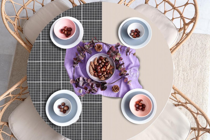 LAMINET Deluxe Cushioned Heavy-Duty Customizable Table Pads - 52" Round - Image 5